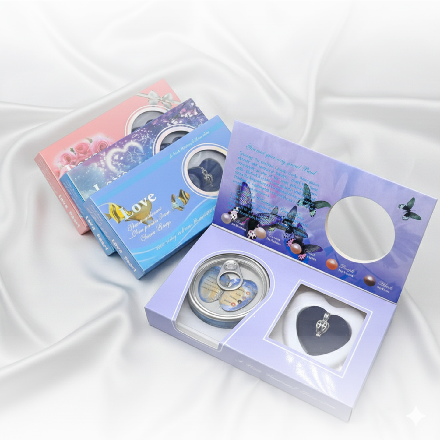 Collana Conchiglia Vera con Perla del Desiderio+ Scatola Regalo